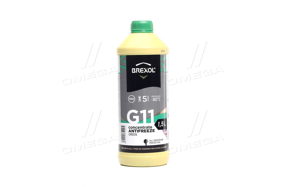Антифриз концентрат G11 Зеленый 1.5кг -80C antf-029