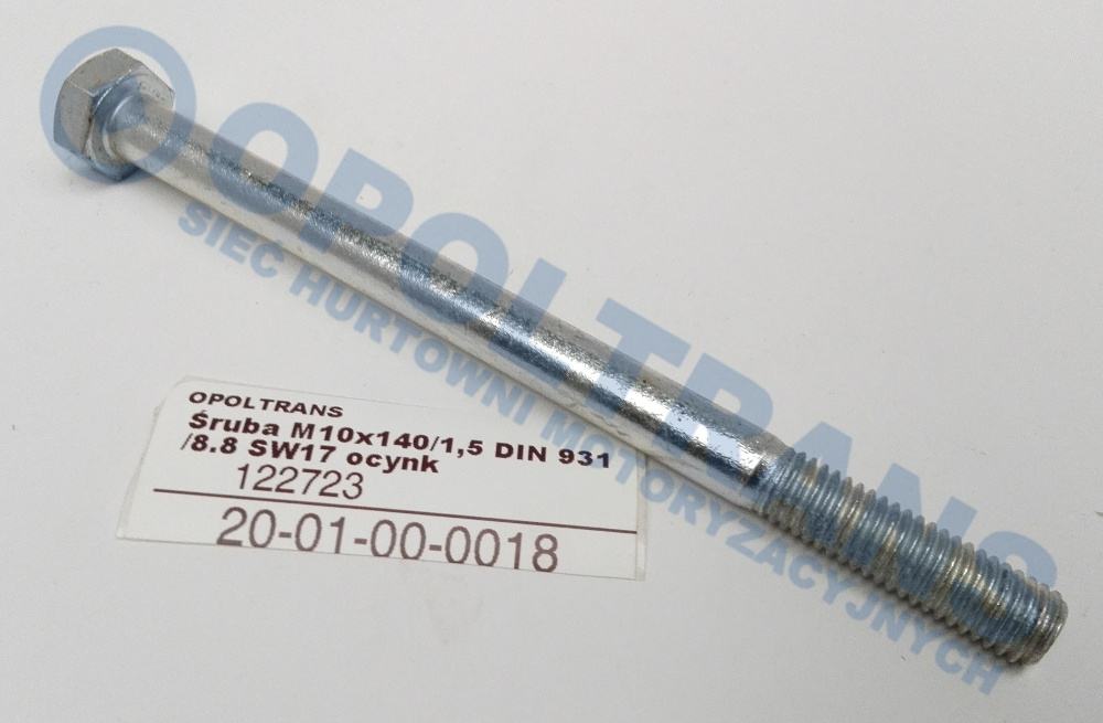 Болт рессоры M10x140 20-01-00-0018