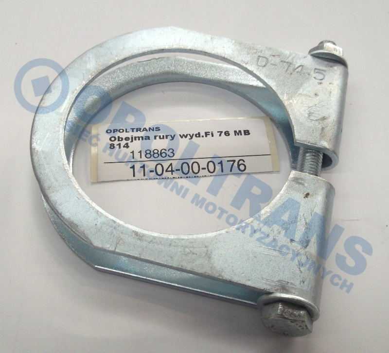 Хомут вихлопної труби d-76 Mercedes Atego 11-04-00-0176