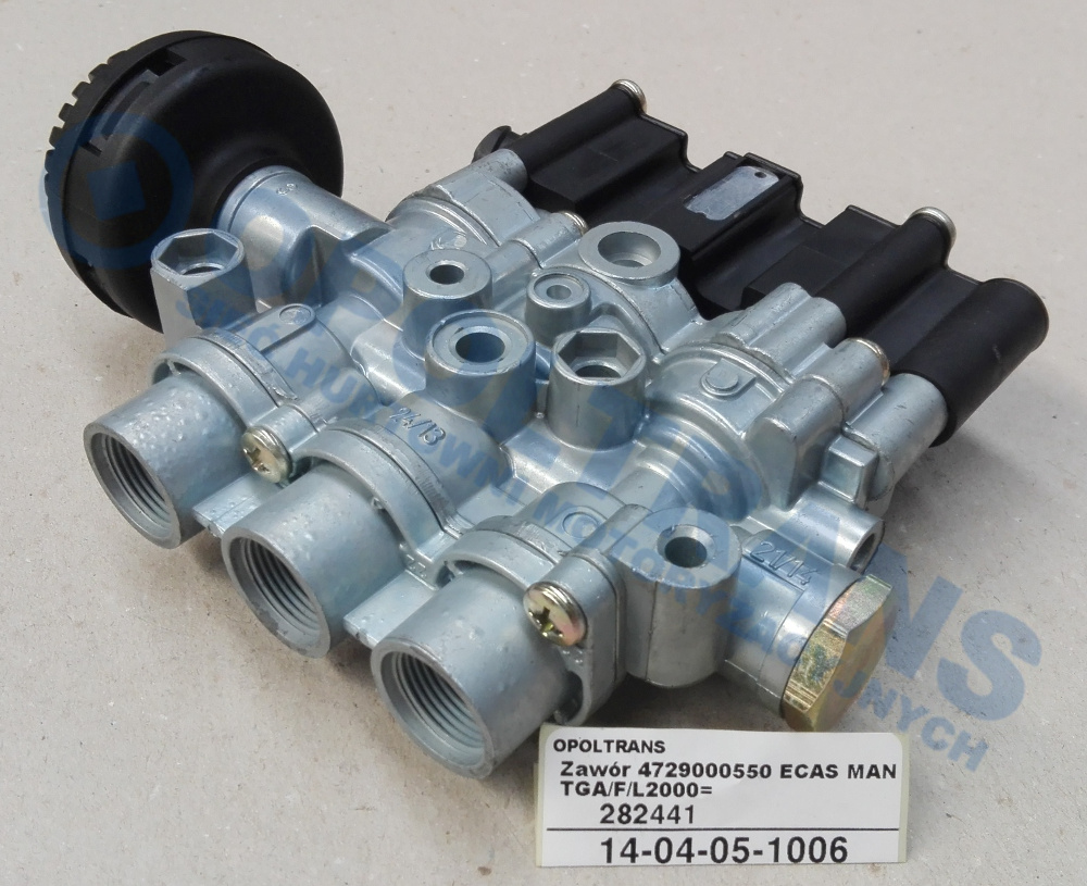 Клапан электромагнитный ECAS MAN TGA, L2000 4729000550 14-04-05-1006