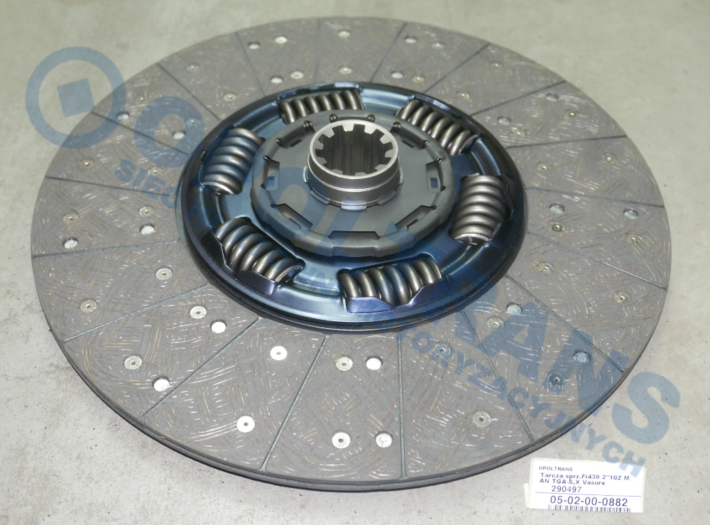 Диск сцепления MAN TGA-S-X 430mm 05-02-00-0882
