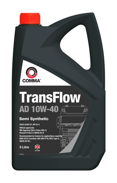 Масло моторное 10W40 TRANSFLOW AD 5л 010936