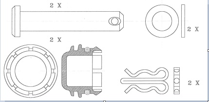 Установочный комплект колодок Mercedes 10-01-01-1121