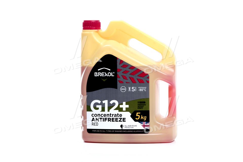 Антифриз концентрат G12+ красный 5кг antf-027