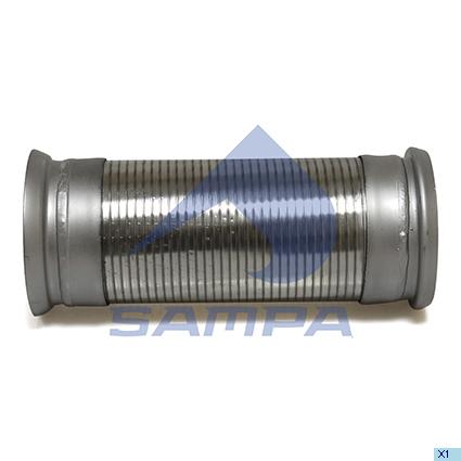 Гофра выхлопной трубы Mercedes d105x295 оцинк. 100.054