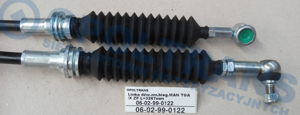 Трос КПП MAN TGA, TGX ZF 06-02-99-0122