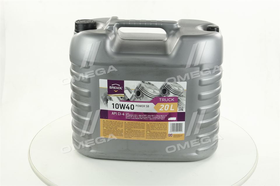 Масло моторное 10W40 Brexol Truck Long Life CI-4 20л 48391050991