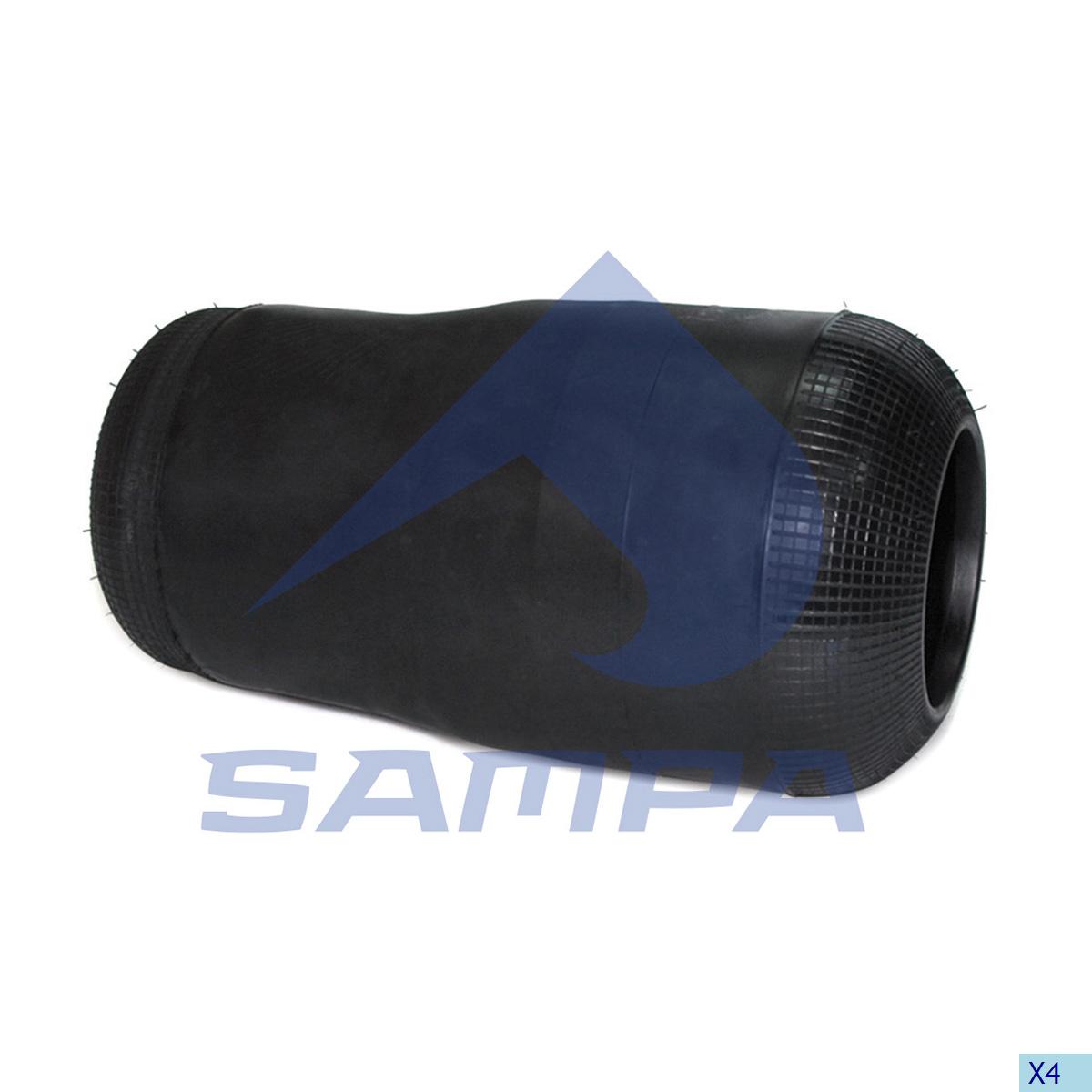 Пневмоподушка 884N Iveco Eurocargo, MAN F90/M90 SP 55884