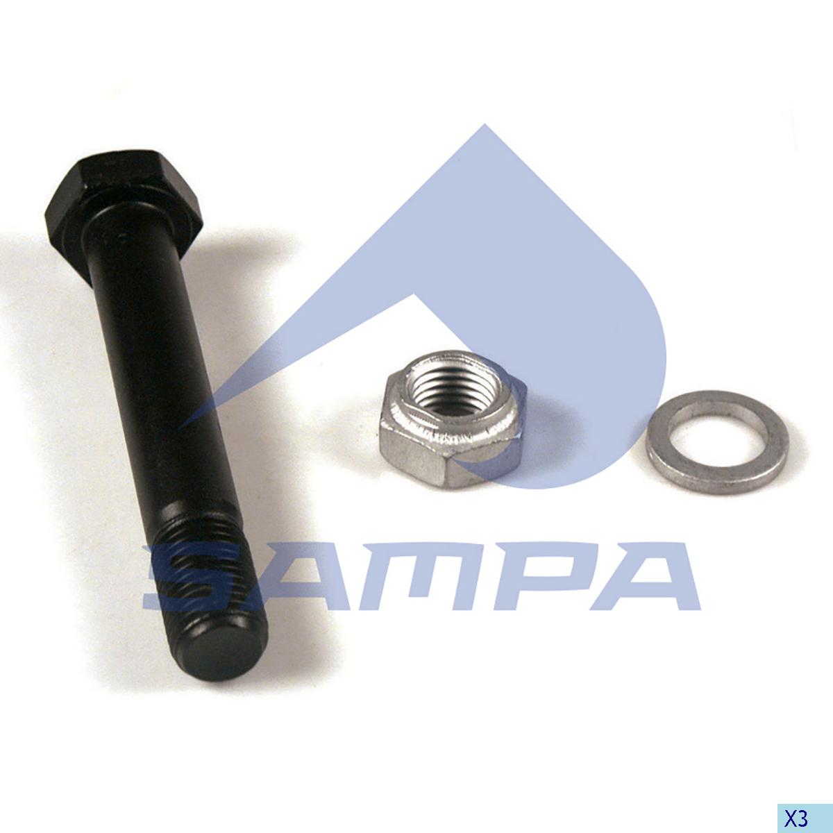 Болт рессоры M30x190 BPW, SAF, SMB 070.598
