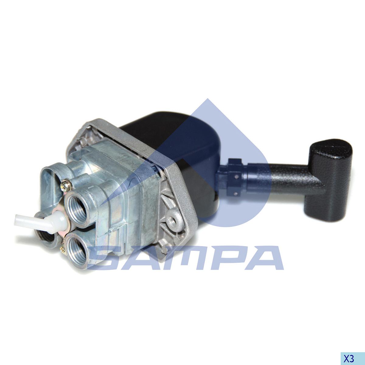Кран ручного тормоза Volvo FH12/16 9617232120 093.214-01