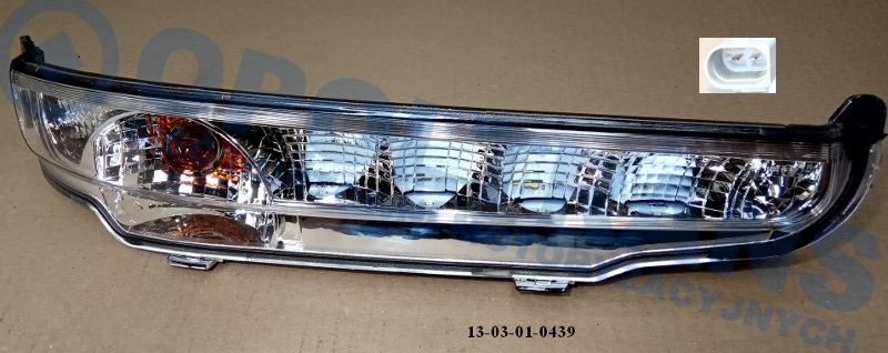 Ліхтар покажчика повороту Mercedes Atego 3 EURO-6 лівий LED 13-03-01-0439