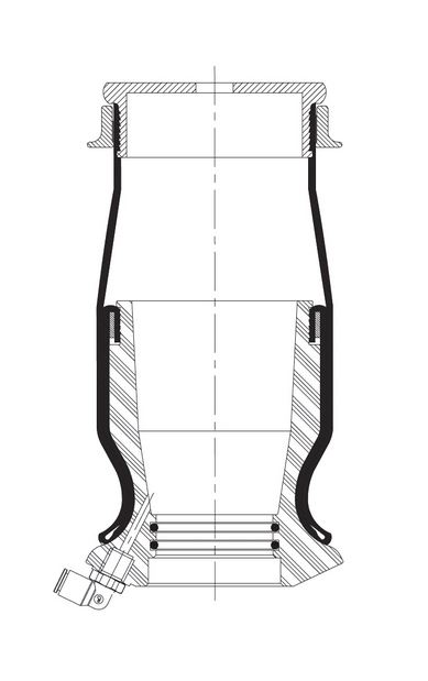 Пневмоподушка кабины Renault Magnum без амортизатора BT 110 45 C