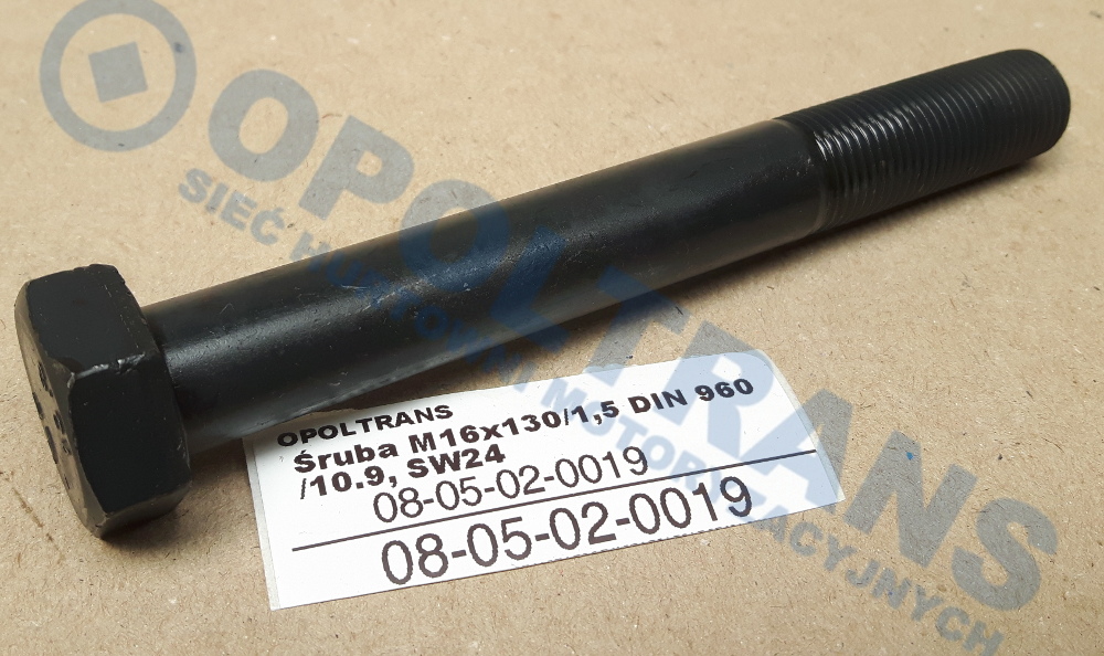 Болт рессоры M16x130 SW24 08-05-02-0019