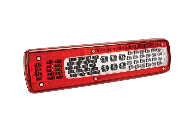 Ліхтар задній Renault Magnum, Premium лівий AMP LED ISS1038LSLH