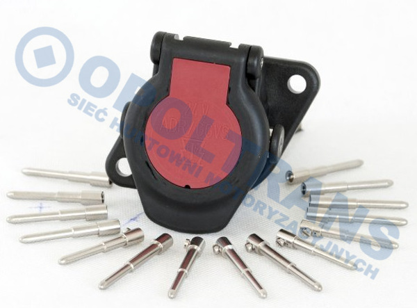 Розетка 15-pin 24V MAN, Scania 12-10-00-0307