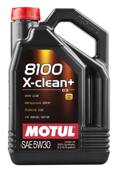 Масло моторное 5W30 Motul 8100 X-clean+ 106377