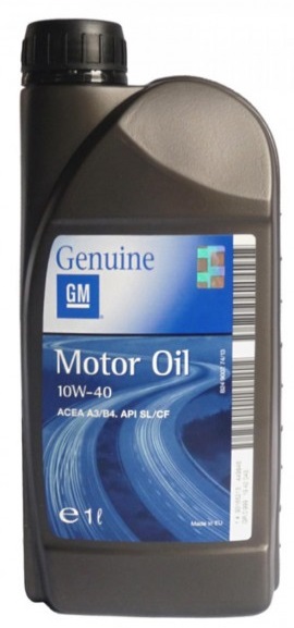 Масло моторное 10W40 GM Semi Synthetic 1л 19 42 043