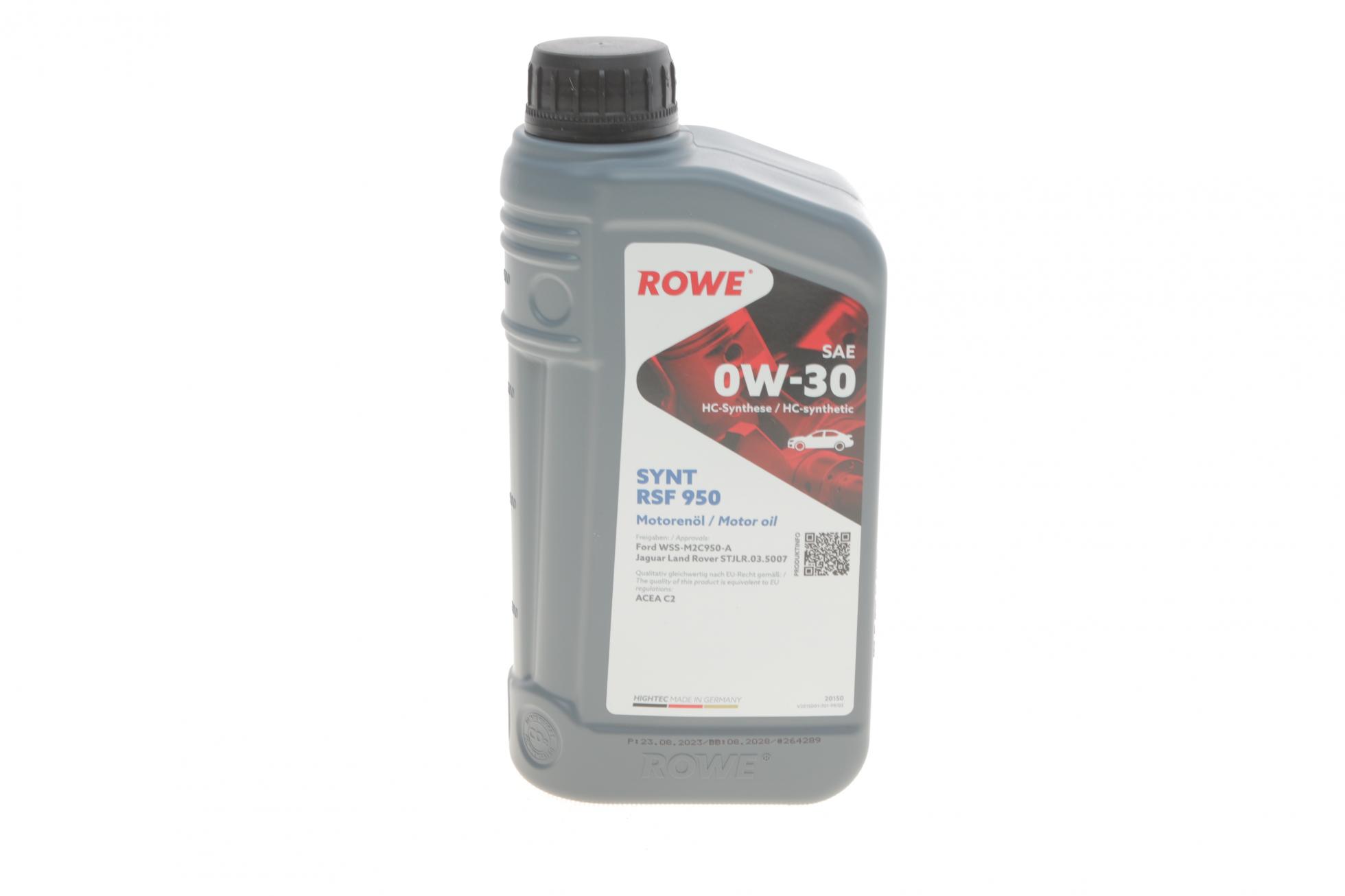 Масло моторное 0W30 ROWE 1L 20150-0010-99
