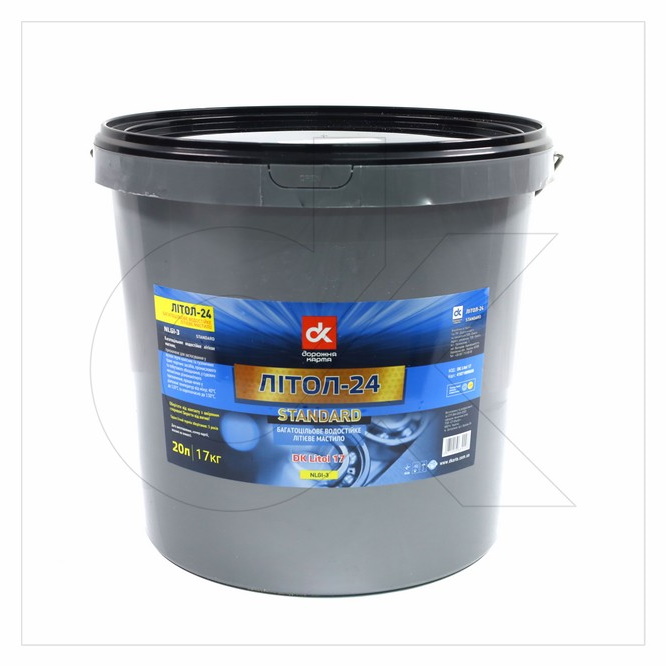 Смазка Стандартная Литол-24 20л/17кг DK Litol 17