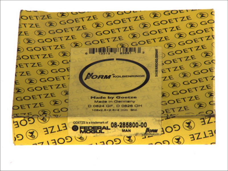 Кільця поршневі MAN D0824/ D0826 STD 08-285800-00
