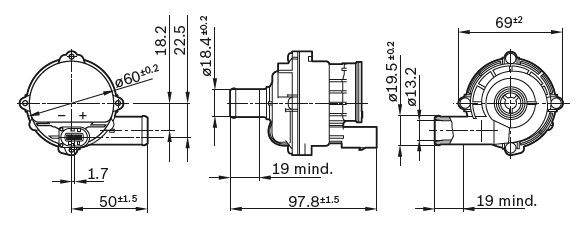 Насос отопителя Mercedes Sprinter 06- 0392023004
