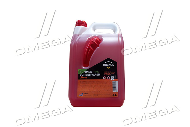 Омивач скла літній Citrus 4L BRX-085
