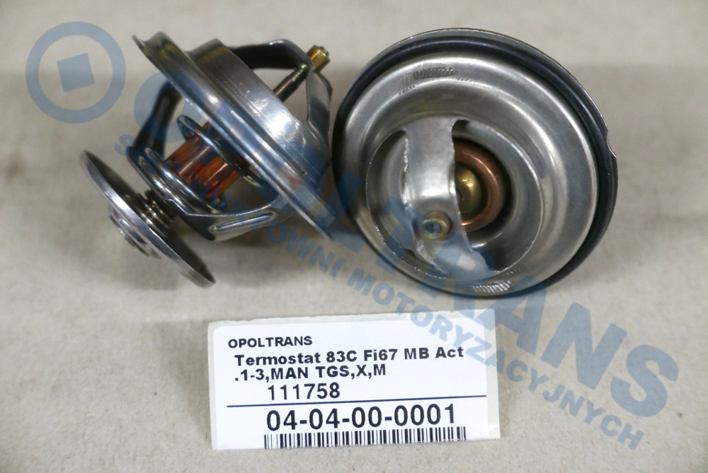 Термостат Mercedes 814/Atego/Actros, MAN TGS-X-M 83гр 04-04-00-0001