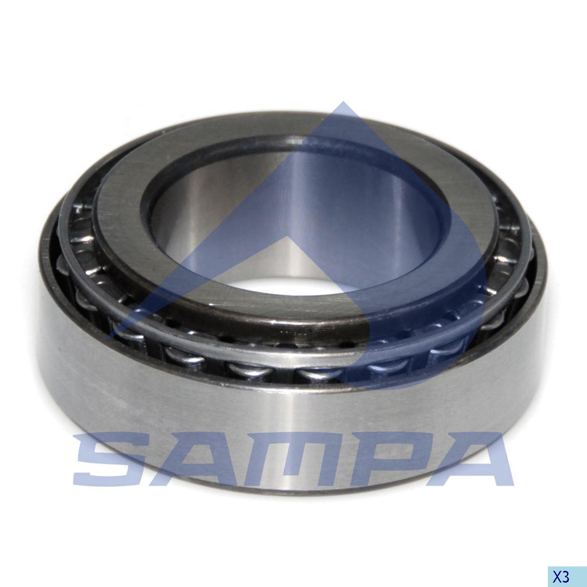 Подшипник ступицы Mercedes 508D-814D перед., внутр. 010.410