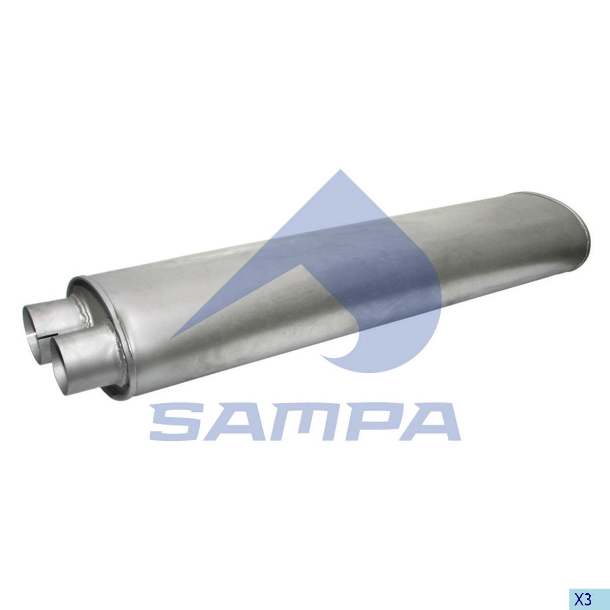 Глушитель Mercedes 817-1524 010.474