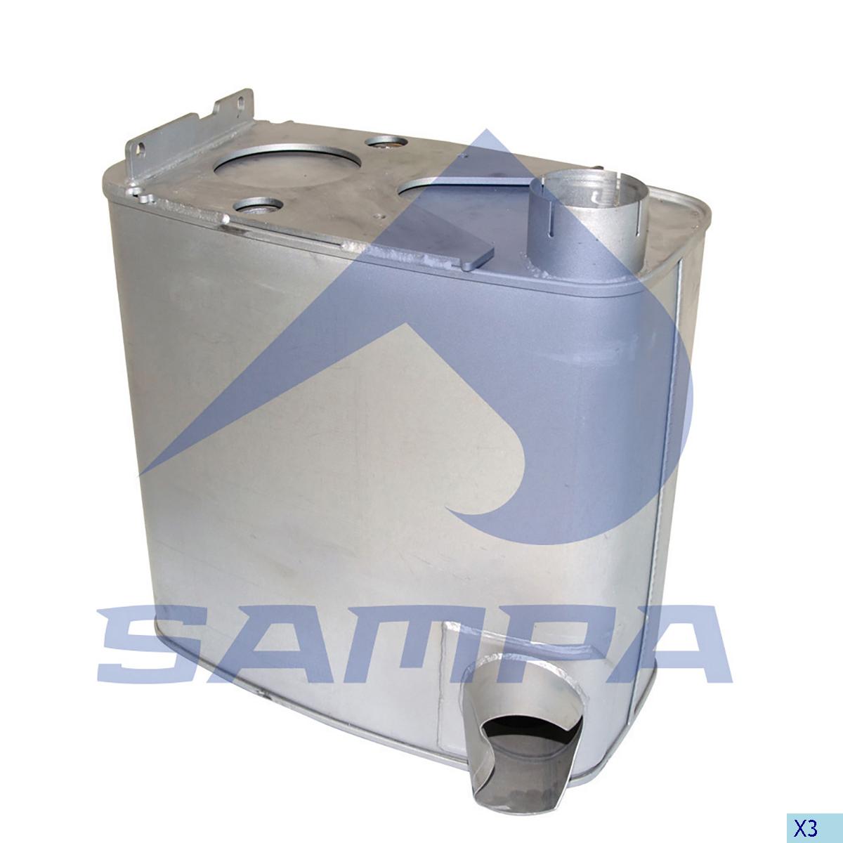 Глушитель MAN TGA Euro-3 021.181