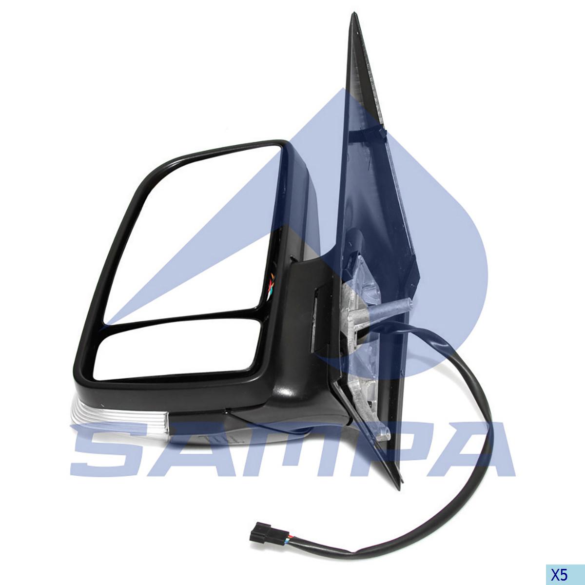 Дзеркало Mercedes Sprinter 906, VW Crafter ліве електро/підігрів 201.211