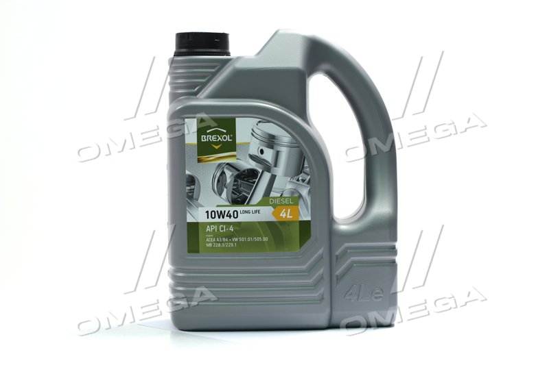 Масло моторное 10W40 Brexol Truck Long Life CI-4 4л 48391051015
