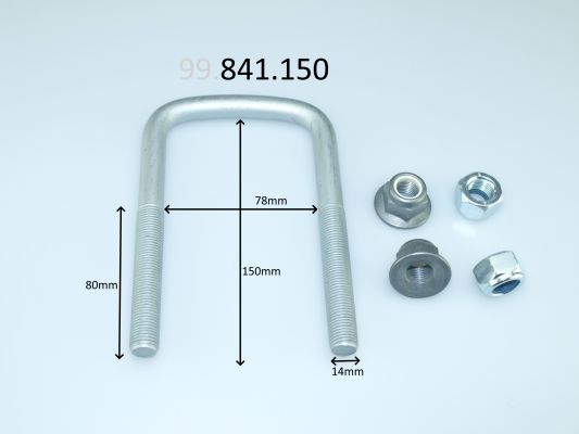 Стремянка ресори M14x78x150 Renault Master 10- 841150-LS