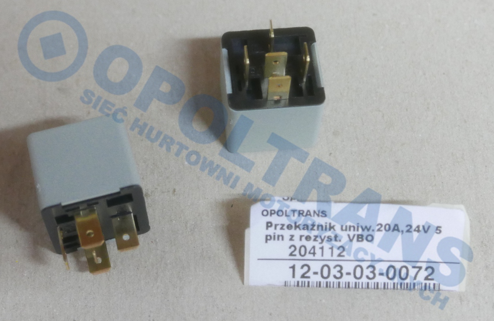Реле універсальне 5 клем, 24V 12-03-03-0072
