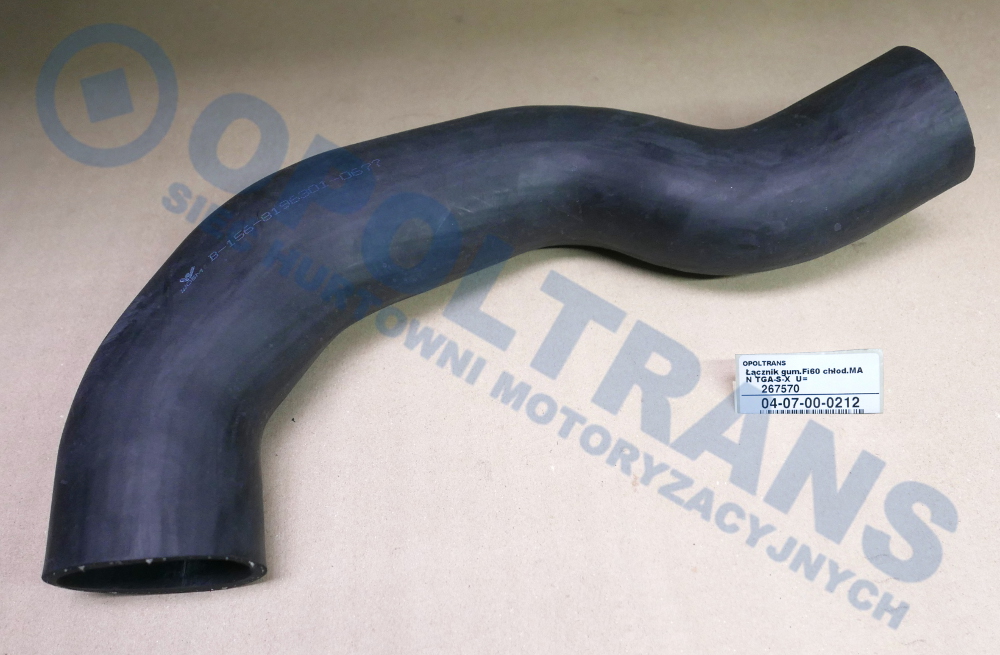 Патрубок радіатора MAN TGA-S-X верх 04-07-00-0212