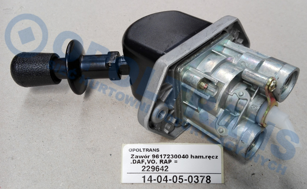 Кран ручного тормоза DAF, Scania 9617230040 14-04-05-0378