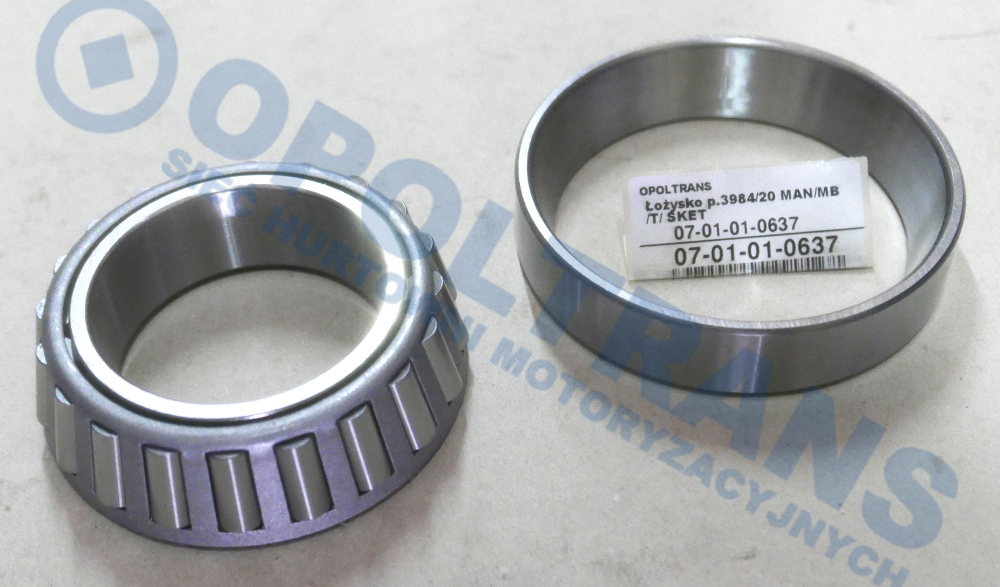 Підшипник маточини MAN, Mercedes 608D задн., внутр. 07-01-01-0637