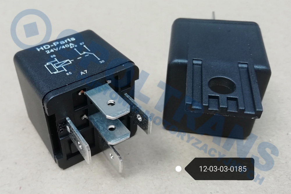 Реле универсальне 5 клем, 24V 40A 12-03-03-0185