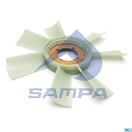 Крильчатка вентилятора MAN L2000/ 8.163 021.339