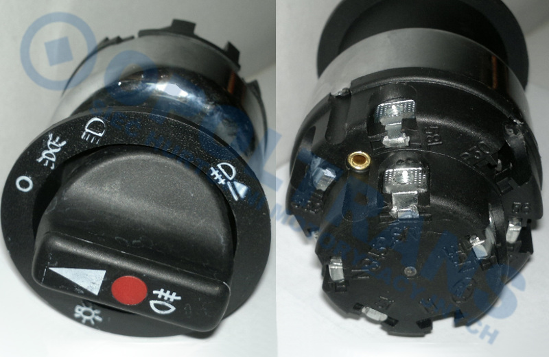 Переключатель света Mercedes 609D-814 12-02-03-0410