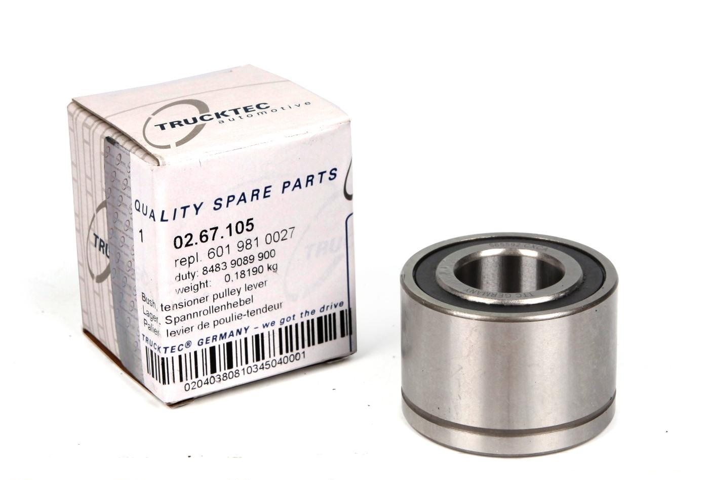 Подшипник ролика натяжителя Mercedes OM-601/OM 4.. 02.67.105