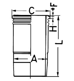 Гильза Mercedes OM-441-442LA 89 389 110
