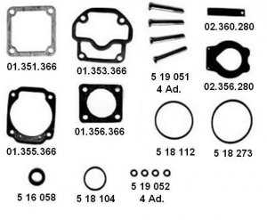 Ремкомплект компрессора d-88 Mercedes OM-364-366 0 10 714