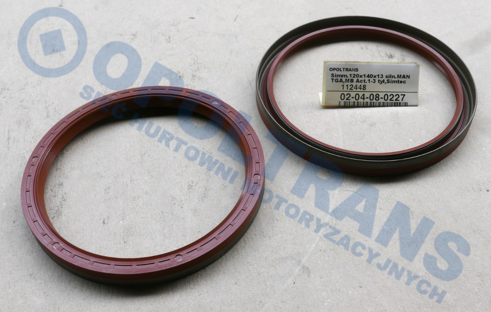 Сальник коленвала Mercedes OM-441LA-501LA задний 02-04-08-0227