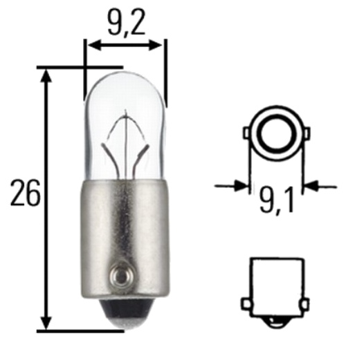 Лампа 4W 24V 124/4