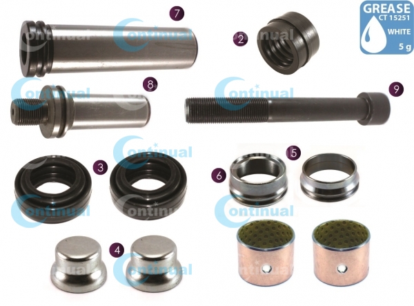 Ремкомплект суппорта Meritor ELSA 1 CT3850