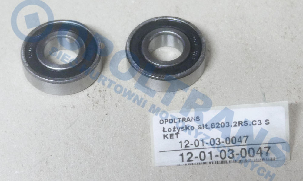 Подшипник генератора Mercedes Atego 17x40x12 12-01-03-0047