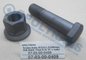 Шпилька колеса M22x108 MAN TGA зад, комплект 07-03-00-0409