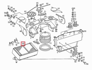 Радіатор обігрівача Mercedes 508D ROMB508