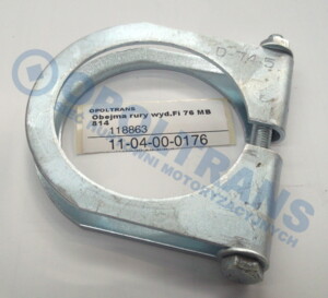 Хомут вихлопної труби d-76 Mercedes Atego 11-04-00-0176